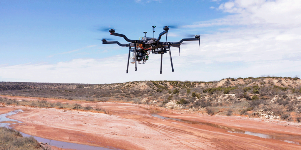 Harris Aerial Hero drón repülés közben