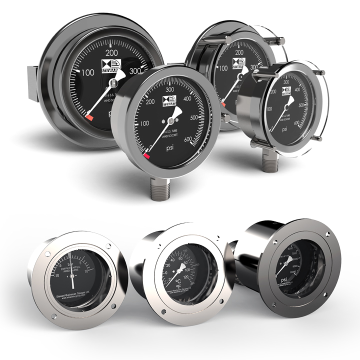 Stewart-Buchanan ATEX manométer széria